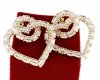 gold plated earrings with exclusive cubic zirconia