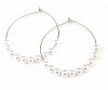 gold earrings made of stainless steel