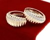 exclusive swarovski gold-plated earrings