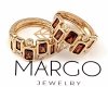 gold plated earrings with exclusive cubic zirconia
