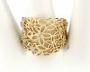 gold ring 17,00mm. gold-plated engagement xuping