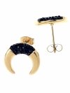 gold earrings made of stainless steel