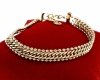 BRACELET GOLD CELEBRITY STAINLESS STEEL