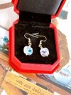 gold earrings made of stainless steel
