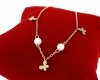 BRACELET GOLD CELEBRITY STAINLESS STEEL