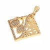 18k gold plated set pendant earrings xuping