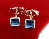 exclusive swarovski gold-plated earrings