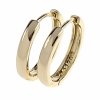 gold plated earrings with exclusive cubic zirconia