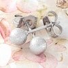 gold plated earrings with exclusive cubic zirconia