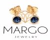 exclusive swarovski gold-plated earrings