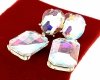 gold plated earrings with exclusive cubic zirconia