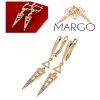 exclusive swarovski gold-plated earrings