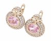 exclusive swarovski gold-plated earrings