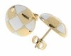 gold earrings made of stainless steel