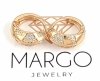gold plated earrings with exclusive cubic zirconia