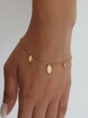 BRACELET GOLD CELEBRITY STAINLESS STEEL