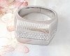 gold ring 18,00mm. gold-plated engagement xuping