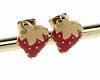 gold earrings made of stainless steel