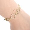 gold bracelet for a gold-plated leg
