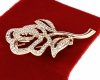 elegant gold brooch