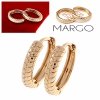 gold plated earrings with exclusive cubic zirconia