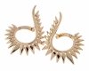 exclusive swarovski gold-plated earrings