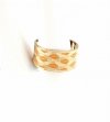 ring 18,30mm gold stainless steel