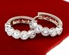 exclusive swarovski gold-plated earrings