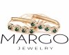 gold plated earrings with exclusive cubic zirconia