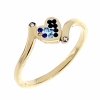 ring 19,00mm gold stainless steel