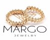 gold plated earrings with exclusive cubic zirconia