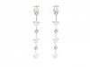 gold earrings made of stainless steel