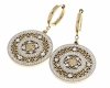 gold earrings made of stainless steel