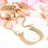 gold earrings made of stainless steel
