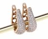 exclusive swarovski gold-plated earrings