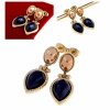 gold earrings made of stainless steel