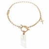 BRACELET GOLD CELEBRITY STAINLESS STEEL