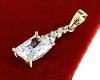 gold pendant 18k shiny xuping