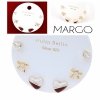gold plated earrings with exclusive cubic zirconia