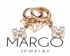 gold plated earrings with exclusive cubic zirconia