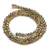 Glass beads faceted strands