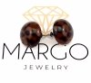 gold earrings made of stainless steel