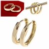 gold plated earrings with exclusive cubic zirconia