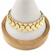gold bracelet for a gold-plated leg