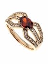 gold ring 18,60mm. gold-plated engagement xuping