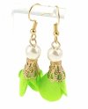 gold earrings made of stainless steel