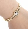 gold bracelet for a gold-plated leg