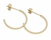 gold earrings made of stainless steel