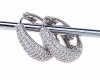 gold plated earrings with exclusive cubic zirconia