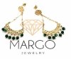 gold earrings made of stainless steel